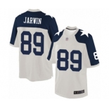 Men's Dallas Cowboys #89 Blake Jarwin Limited White Throwback Alternate Football Jersey