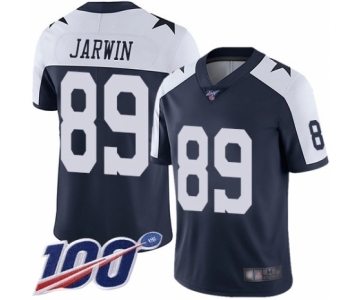 Men's Dallas Cowboys #89 Blake Jarwin Navy Blue Throwback Alternate Vapor Untouchable Limited Player 100th Season Football Jersey