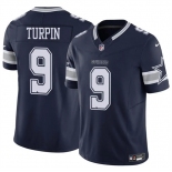 Men's Dallas Cowboys #9 KaVontae Turpin Navy 2023 F.U.S.E Vapor Untouchable Limited Stitched Football Jersey