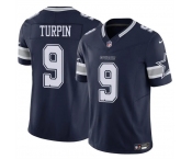 Men's Dallas Cowboys #9 KaVontae Turpin Navy 2023 F.U.S.E Vapor Untouchable Limited Stitched Football Jersey