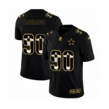 Men's Dallas Cowboys #90 DeMarcus Lawrence Black Jesus Faith Limited Football Jersey