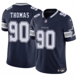 Men's Dallas Cowboys #90 Solomon Thomas Navy 2025 F.U.S.E. Vapor Untouchable Limited Football Stitched Jersey