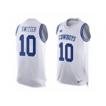 Men's Nike Dallas Cowboys #10 Ryan Switzer Limited White Player Name & Number Tank Top NFL Jersey