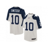 Men's Nike Dallas Cowboys #10 Ryan Switzer Limited White Throwback Alternate NFL Jersey