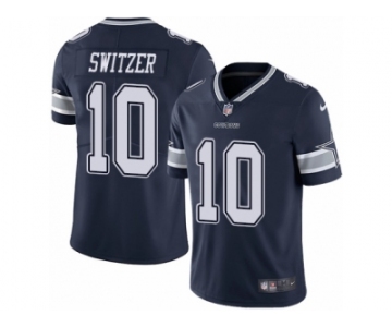 Men's Nike Dallas Cowboys #10 Ryan Switzer Vapor Untouchable Limited Navy Blue Team Color NFL Jersey