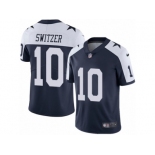 Men's Nike Dallas Cowboys #10 Ryan Switzer Vapor Untouchable Limited Navy Blue Throwback Alternate NFL Jersey