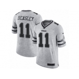 Men's Nike Dallas Cowboys #11 Cole Beasley Limited Gray Gridiron II NFL Jersey