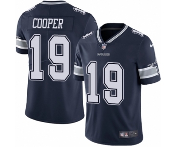 Men's Nike Dallas Cowboys #19 Amari Cooper Navy Blue Team Color Vapor Untouchable Limited Player NFL Jersey