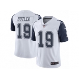 Men's Nike Dallas Cowboys #19 Brice Butler Limited White Rush NFL Jersey