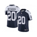 Men's Nike Dallas Cowboys #20 Darren McFadden Vapor Untouchable Limited Navy Blue Throwback Alternate NFL Jersey