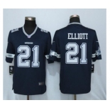 Men's Nike Dallas Cowboys #21 Ezekiel Elliott Limited Navy Blue Team Color NFL Jersey