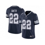 Men's Nike Dallas Cowboys #22 Emmitt Smith Vapor Untouchable Limited Navy Blue Team Color NFL Jersey