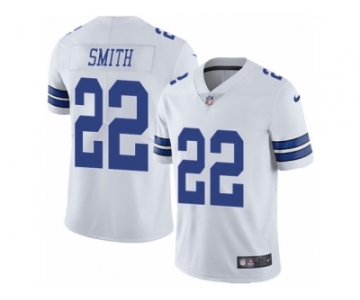 Men's Nike Dallas Cowboys #22 Emmitt Smith Vapor Untouchable Limited White NFL Jersey