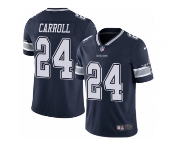 Men's Nike Dallas Cowboys #24 Nolan Carroll Vapor Untouchable Limited Navy Blue Team Color NFL Jersey