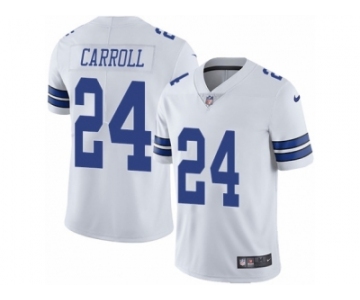 Men's Nike Dallas Cowboys #24 Nolan Carroll Vapor Untouchable Limited White NFL Jersey