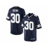 Men's Nike Dallas Cowboys #30 Anthony Brown Limited Navy Blue Team Color NFL Jersey