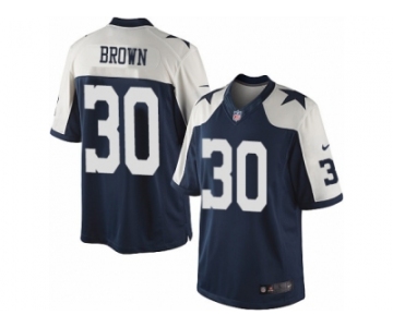 Men's Nike Dallas Cowboys #30 Anthony Brown Limited Navy Blue Throwback Alternate NFL Jersey