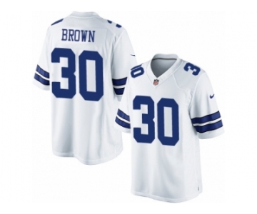 Men's Nike Dallas Cowboys #30 Anthony Brown Limited White NFL Jersey