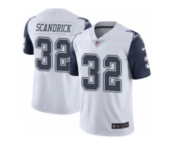 Men's Nike Dallas Cowboys #32 Orlando Scandrick Limited White Rush NFL Jersey