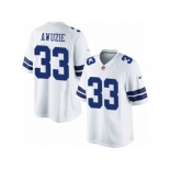 Men's Nike Dallas Cowboys #33 Chidobe Awuzie Limited White NFL Jersey