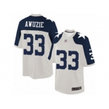 Men's Nike Dallas Cowboys #33 Chidobe Awuzie Limited White Throwback Alternate NFL Jersey