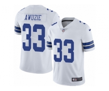 Men's Nike Dallas Cowboys #33 Chidobe Awuzie Vapor Untouchable Limited White NFL Jersey