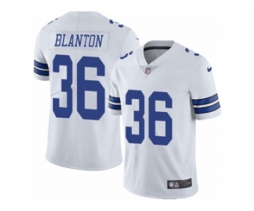 Men's Nike Dallas Cowboys #36 Robert Blanton Vapor Untouchable Limited White NFL Jersey