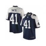 Men's Nike Dallas Cowboys #41 Keith Smith Limited Navy Blue Throwback Alternate NFL Jersey