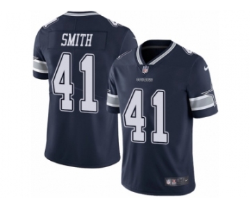 Men's Nike Dallas Cowboys #41 Keith Smith Vapor Untouchable Limited Navy Blue Team Color NFL Jersey