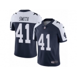 Men's Nike Dallas Cowboys #41 Keith Smith Vapor Untouchable Limited Navy Blue Throwback Alternate NFL Jersey