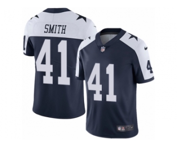 Men's Nike Dallas Cowboys #41 Keith Smith Vapor Untouchable Limited Navy Blue Throwback Alternate NFL Jersey