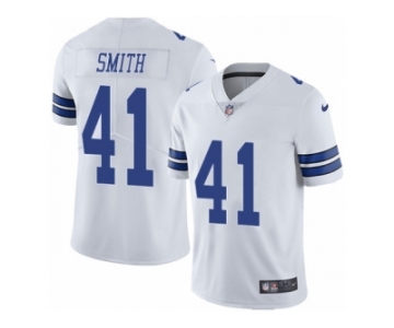 Men's Nike Dallas Cowboys #41 Keith Smith Vapor Untouchable Limited White NFL Jersey