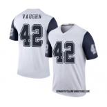 Men's Nike Dallas Cowboys #42 Deuce Vaughn White Stitched NFL Limited Rush Jersey