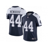 Men's Nike Dallas Cowboys #44 Robert Newhouse Vapor Untouchable Limited Navy Blue Throwback Alternate NFL Jersey