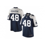 Men's Nike Dallas Cowboys #48 Daryl Johnston Navy Blue Limited Alternate Throwback Jersey