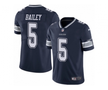 Men's Nike Dallas Cowboys #5 Dan Bailey Vapor Untouchable Limited Navy Blue Team Color NFL Jersey