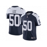 Men's Nike Dallas Cowboys #50 Sean Lee Vapor Untouchable Limited Navy Blue Throwback Alternate NFL Jersey