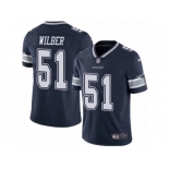 Men's Nike Dallas Cowboys #51 Kyle Wilber Vapor Untouchable Limited Navy Blue Team Color NFL Jersey