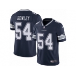 Men's Nike Dallas Cowboys #54 Chuck Howley Vapor Untouchable Limited Navy Blue Team Color NFL Jersey