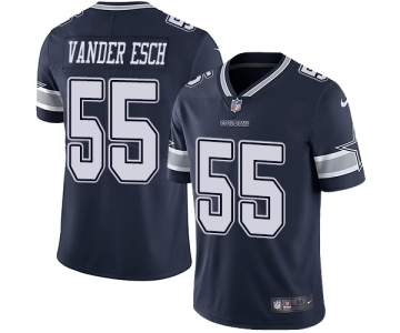 Men's Nike Dallas Cowboys #55 Leighton Vander Esch Navy Blue Team Color Vapor Untouchable Limited Player NFL Jersey