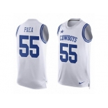 Men's Nike Dallas Cowboys #55 Stephen Paea Limited White Player Name & Number Tank Top NFL Jersey