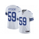 Men's Nike Dallas Cowboys #59 Anthony Hitchens Vapor Untouchable Limited White NFL Jersey