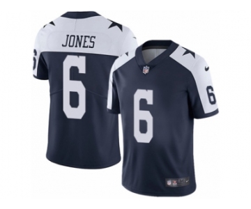 Men's Nike Dallas Cowboys #6 Chris Jones Vapor Untouchable Limited Navy Blue Throwback Alternate NFL Jersey