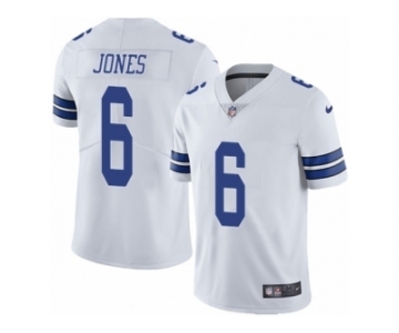 Men's Nike Dallas Cowboys #6 Chris Jones Vapor Untouchable Limited White NFL Jersey