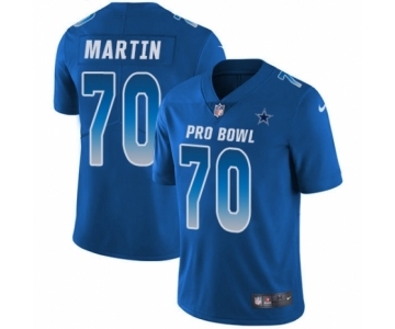 Men's Nike Dallas Cowboys #70 Zack Martin Limited Royal Blue NFC 2019 Pro Bowl NFL Jersey