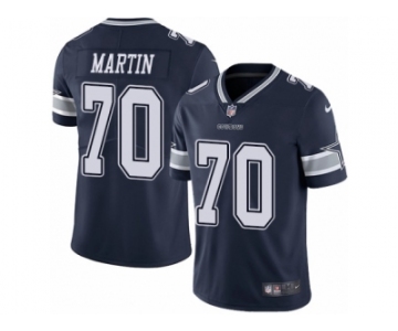 Men's Nike Dallas Cowboys #70 Zack Martin Vapor Untouchable Limited Navy Blue Team Color NFL Jersey