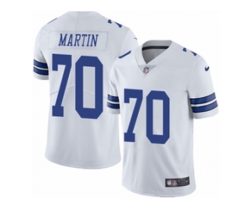 Men's Nike Dallas Cowboys #70 Zack Martin Vapor Untouchable Limited White NFL Jersey