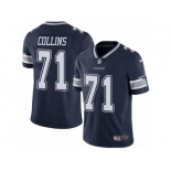 Men's Nike Dallas Cowboys #71 La'el Collins Vapor Untouchable Limited Navy Blue Team Color NFL Jersey