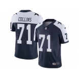 Men's Nike Dallas Cowboys #71 La'el Collins Vapor Untouchable Limited Navy Blue Throwback Alternate NFL Jersey