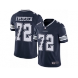 Men's Nike Dallas Cowboys #72 Travis Frederick Vapor Untouchable Limited Navy Blue Team Color NFL Jersey